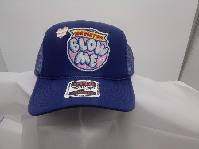 SnapBack Trucker Hat 90's With A Unique Patches.