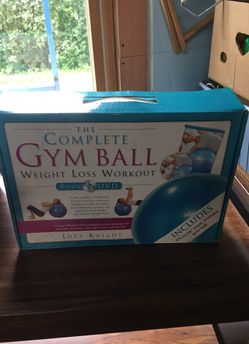Complete Gym Ball Weight Loss Workout with Ball ,Book, And DVD
