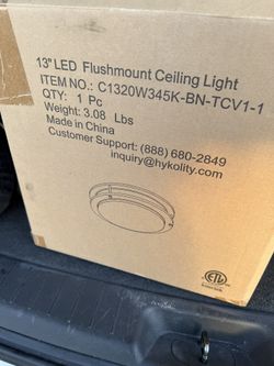 Ceiling Light Brand New, Never Used 