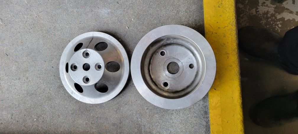 Small Block Chevy Long Water Pump Pullies