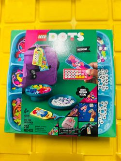 LEGO DOTS Bag Tags Mega Pack - Messaging 41949 DIY Customizable Craft Kit; A Creative Activity Toy for Kids Aged 6+ (228 Pieces) LEGO DOTS