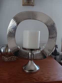 Candle Holder With Candle