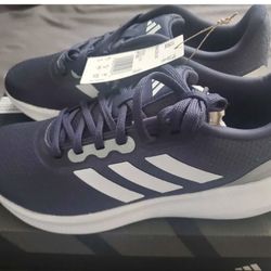 Adidas Runfalcon 3 Woman Size 8 Blue Sneakers 