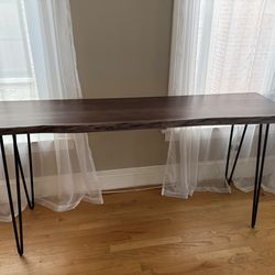 Live Edge Wood Bar Table - table only