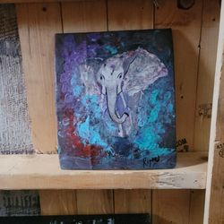 RiyauRush Elephant Etheriale Painting