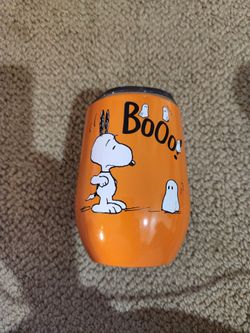 Brand New Halloween Boo Snoopy 12 Oz Stainless Steel Mug