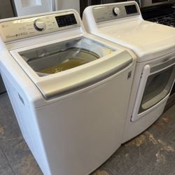 LG Set Washer And Dryer Gas 