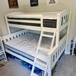 Bunk Beds With Twin Mattress On Top Included