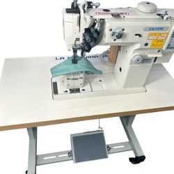 Double Needle Post Bed Split Bar Machine 