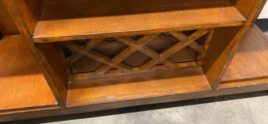 Wooden Bar Cabinet with Wine Rack