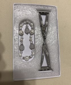 38/40mm Apple Watch band silver + bracelet