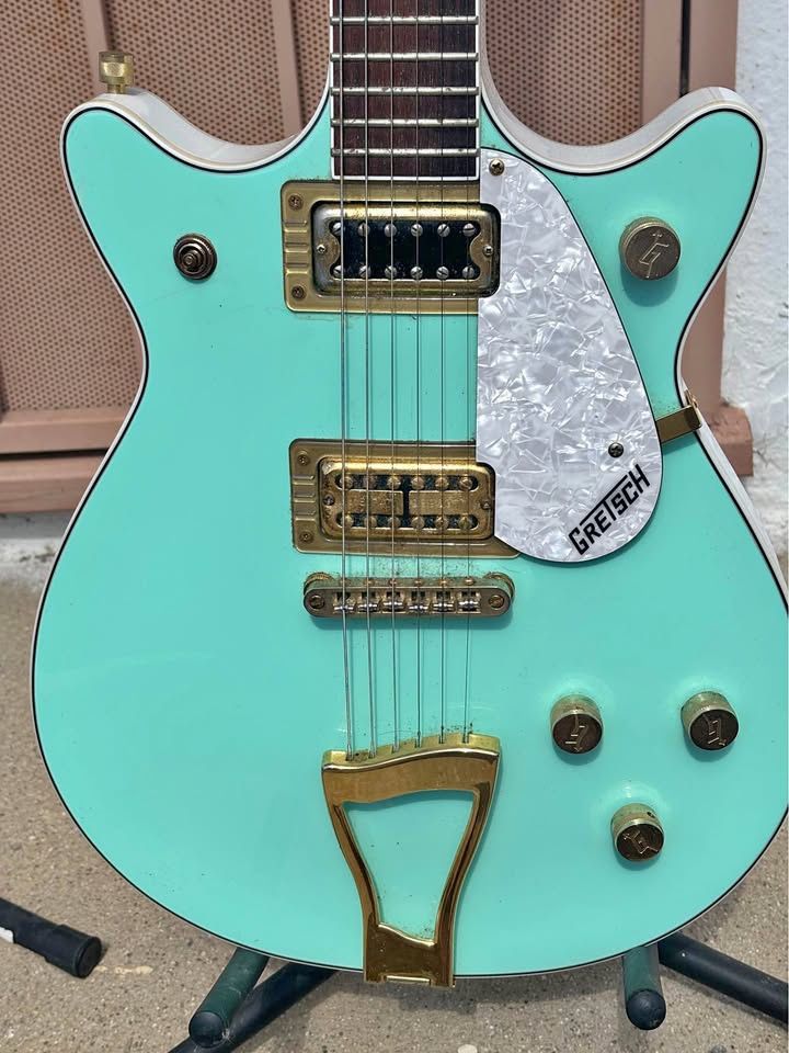 Gretsch 5237 Double Jet in Surf Green and Gold