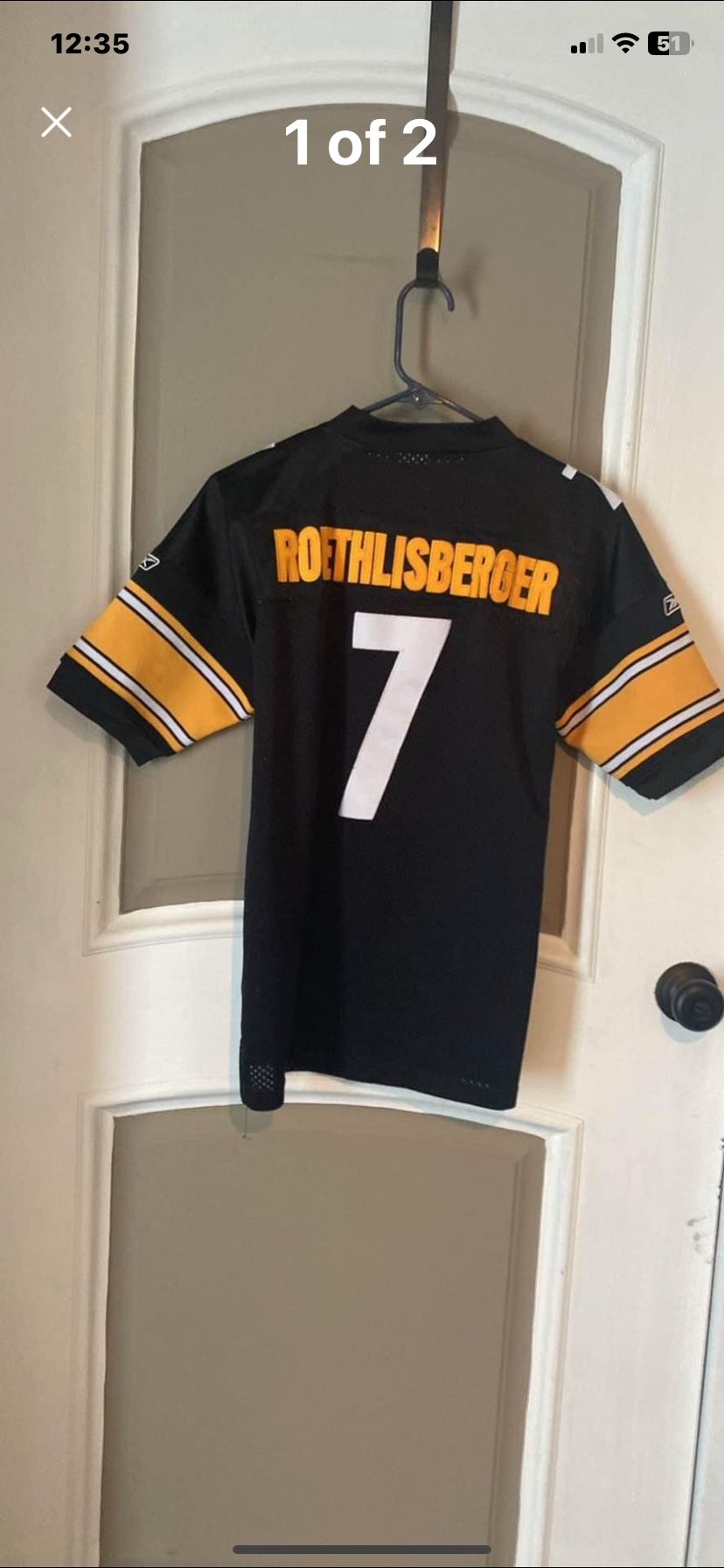 Steelers youth game jersey