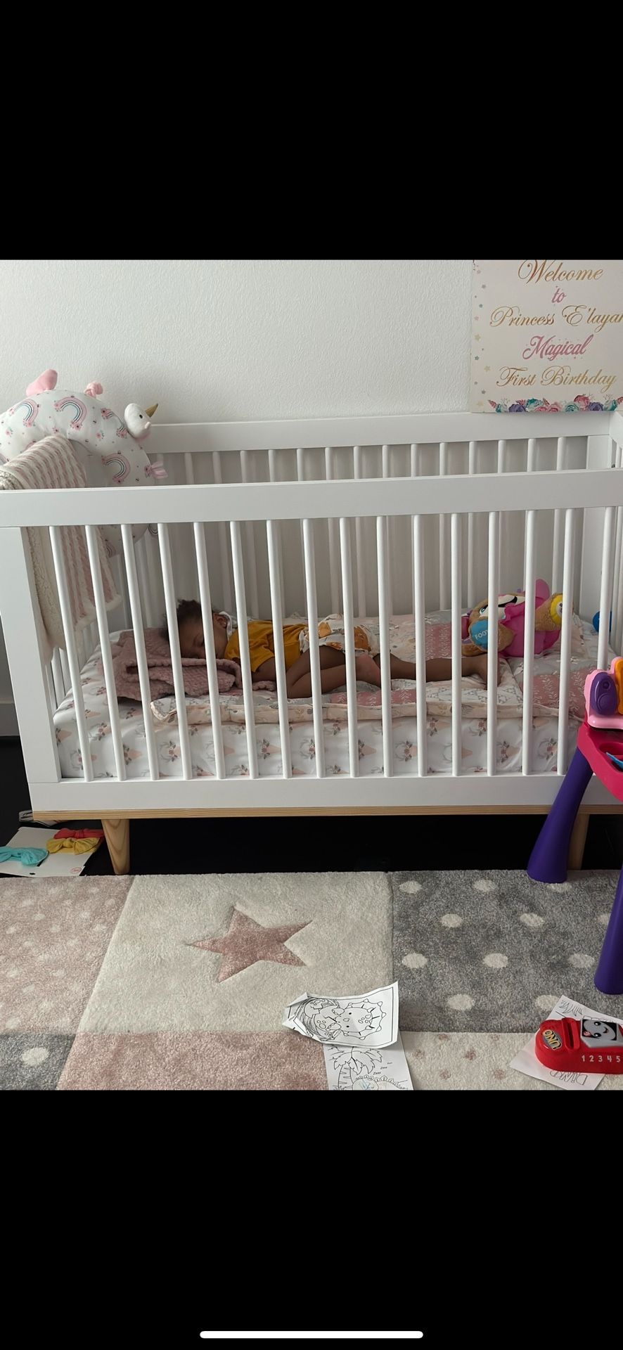 Crib For Sale With Mattress (Free)