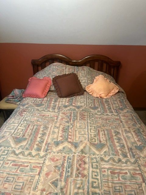 1970 All Wood Bedroom Set