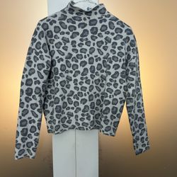 Tahari Leopard Print Sweater 