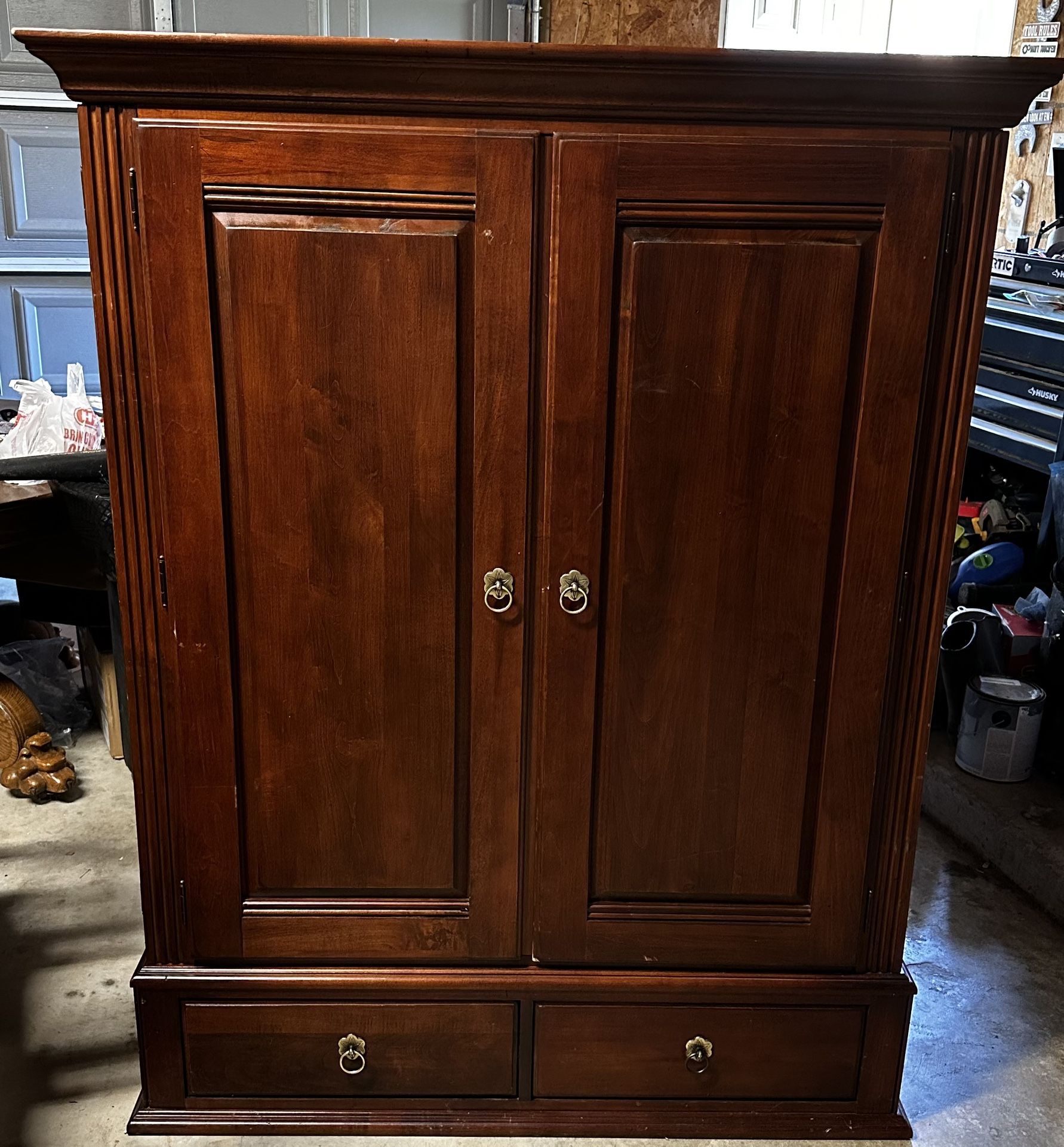 Lowered **ETHAN ALLEN British Classics Collection 48" Media Armoire
