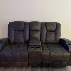 Graphite Sofa & Love Seat