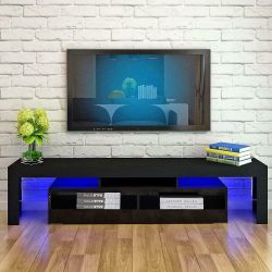 Brand new 63” TV stand entertainment center wall unit with L.E.D lights