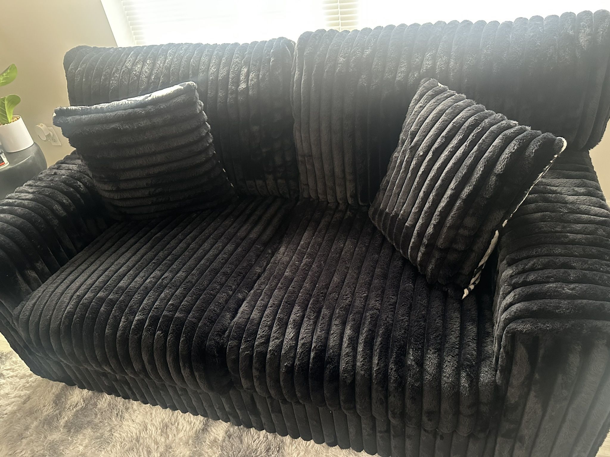 Two Piece Set Love Seat & Sofa
