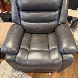 Black Leather Furniture Set