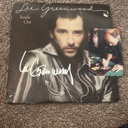 Lee Greenwood Signed Record