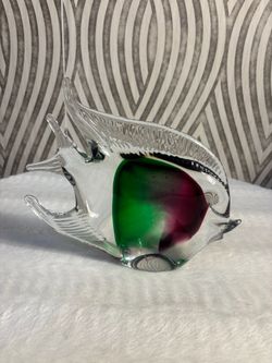 Vintage blown Murano glass fish