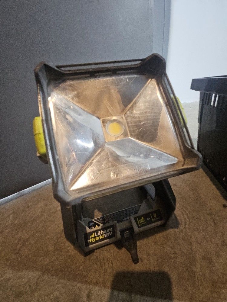 Ryobi Light And 18v Battery