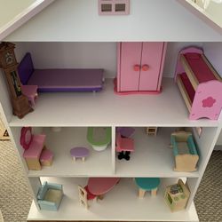Doll House with Furniture 