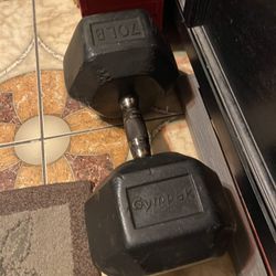 70  Lb Dumbbell,  Ready For Pick Up 