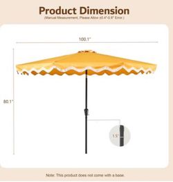 Umbrella 10 Ft new in the box