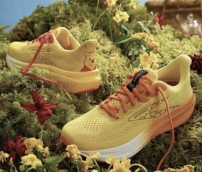 runDisney Brooks Ghost 17 WTP Pooh & Tigger Running Shoes W US 13 M 11.5