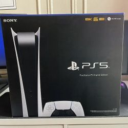 Ps5 Digital Version New In Box ! Receipt !