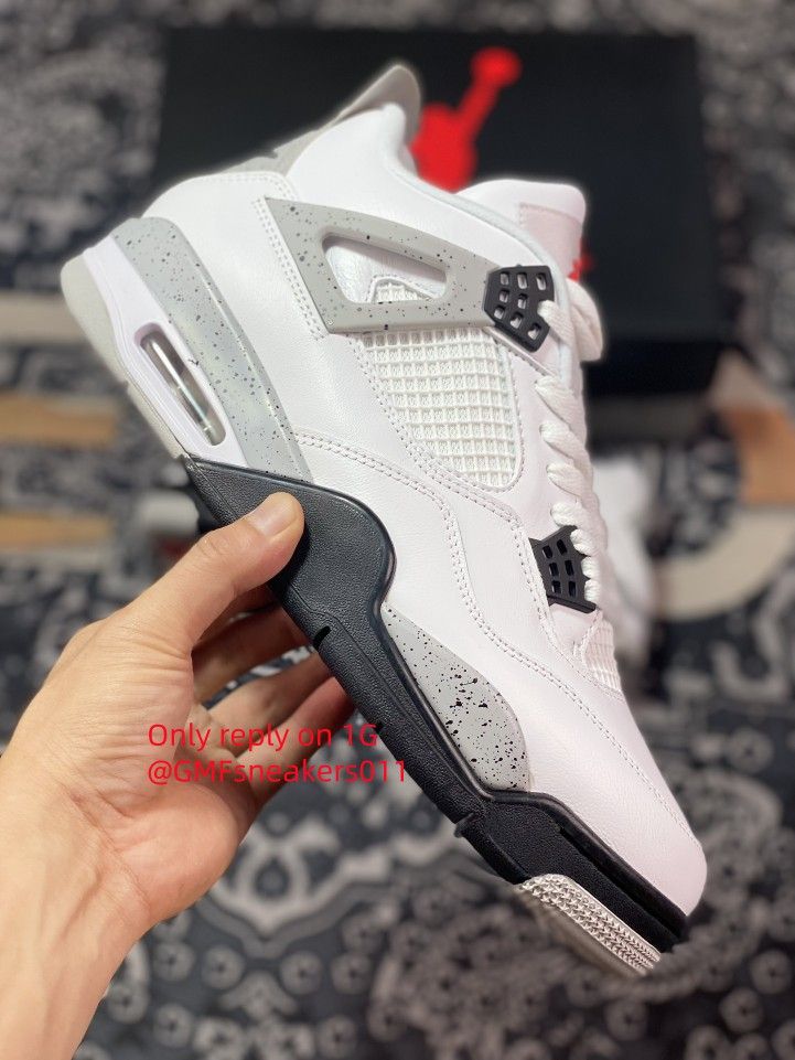 Air Jordan 4 Retro OG 'White Cement'