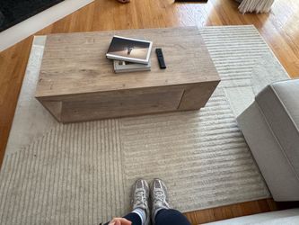 All Modern Coffee table AND Rug