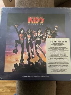 KISS - Destroyer 45th Anniversary Super Deluxe 4CD + Blu Ray Box Set Sealed