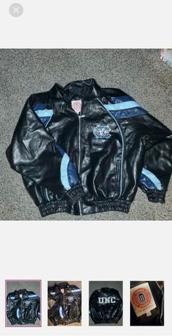 UNC Tar Heels Leather Varsity Jacket