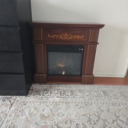 Fireplace.