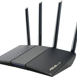 ASUS RT-AX1800S Dual Band WiFi 6 Extendable Router, Subscription-Free Network Security, Parental Control, Built-in VPN, AiMesh Compatible, Gaming & St