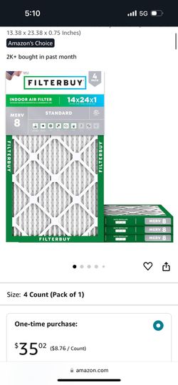 24 By 14 By 1 AIR FILTER