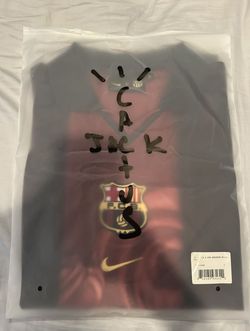 Travis Scott X Nike X Barcelona Retro Jersey Large