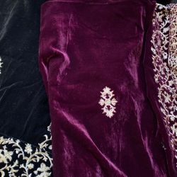Shawls Velvet Material Large Size 