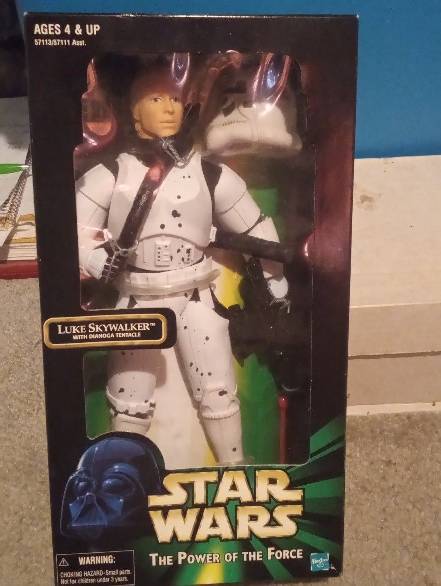 Star Wars The Power Of The Force Luke Skywalker 12" Action Figure