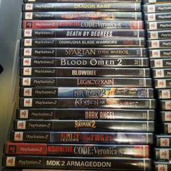 Playstation 1 and 2 games From $7-30