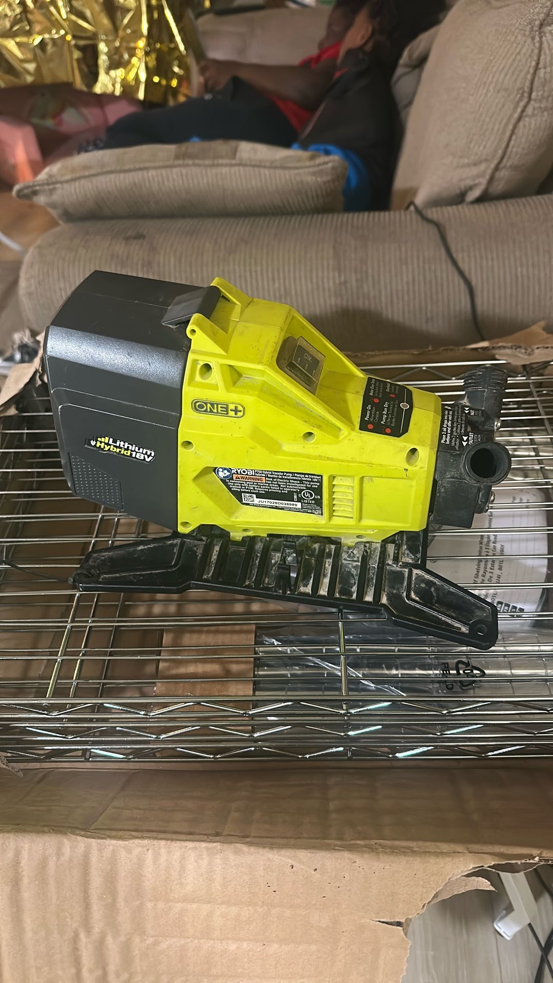 Ryobi 18V ONE+ Hybrid Transfer Pump