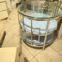 Chrome Coffee Table 