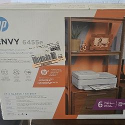 New printer in its box, the ENVY 6455e