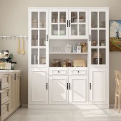 78” H x 63” W Kitchen Pantry