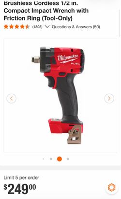 M18 wrench impact 1/2