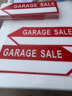 Garage Sale Signs 